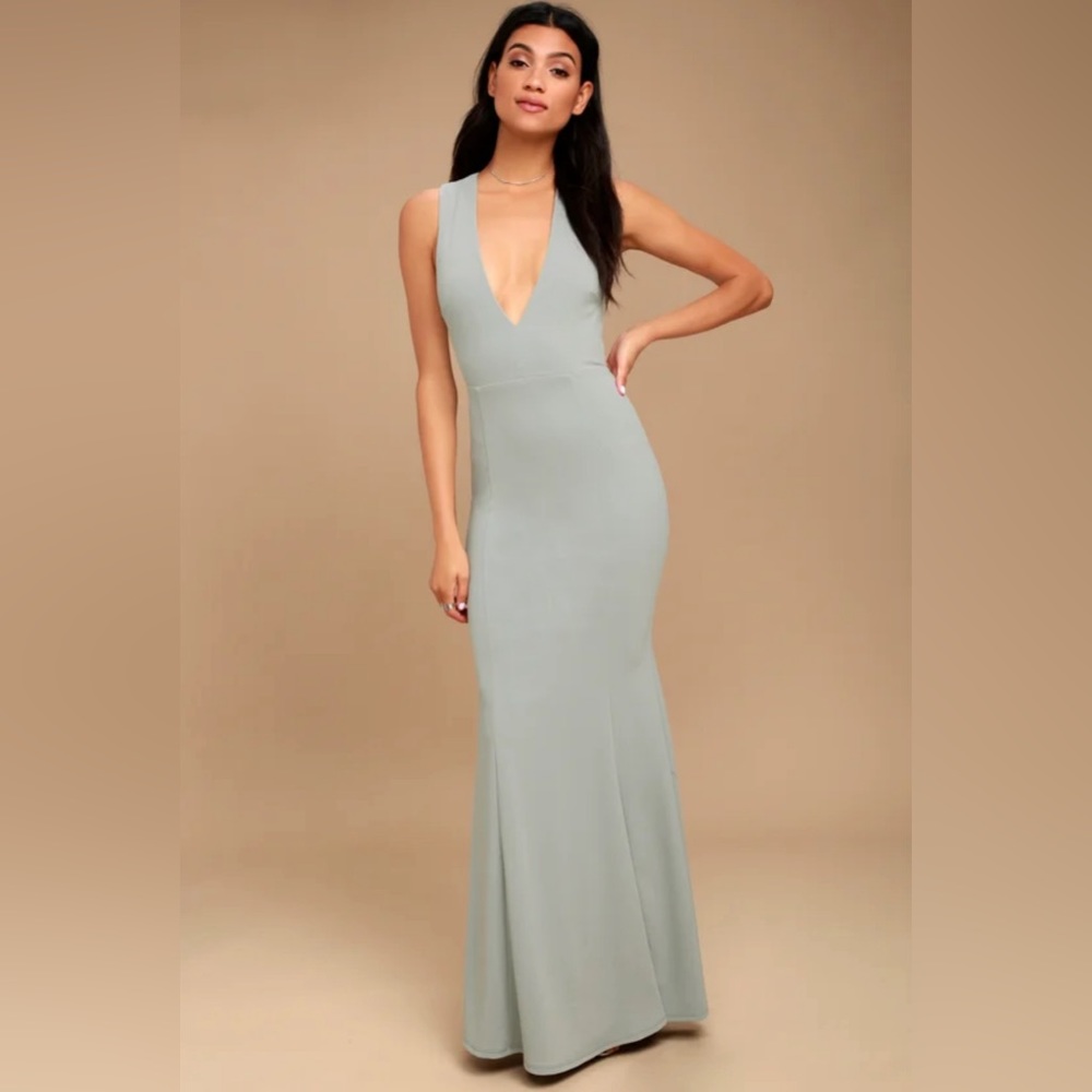 Grey Lulus NWT Heaven and Earth maxi